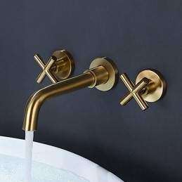 Wall Mount Tap Brass Basin...